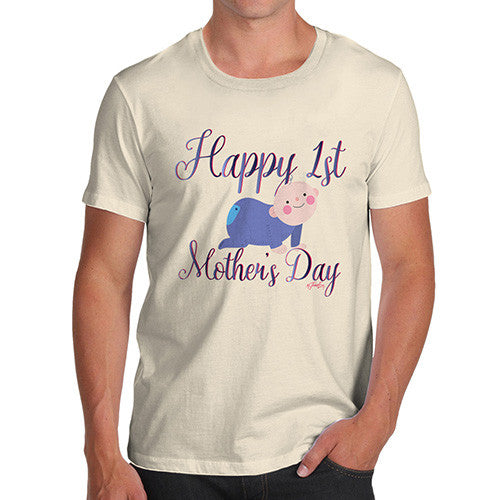 Happy 1st Mother's Day Baby Men's T-Shirt
