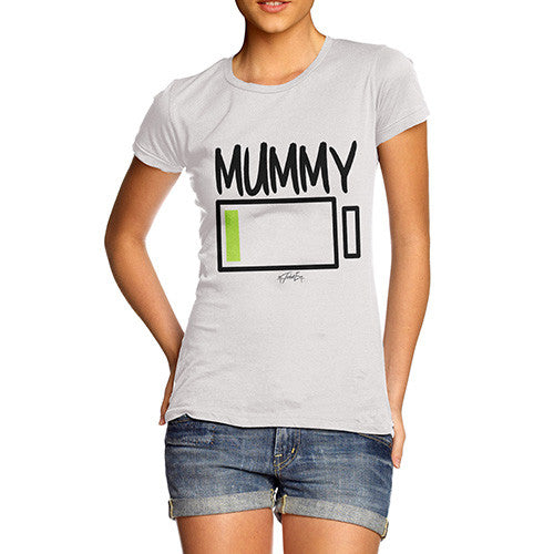 Mummy Low Battery Women's  T-Shirt 