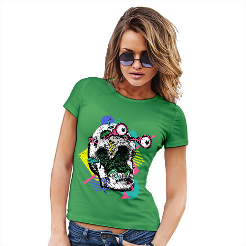 80's Skull Women's T-Shirt 
