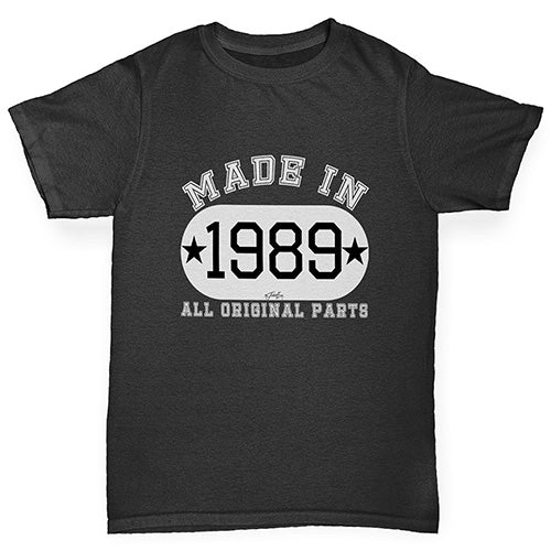 Personalised All Original Parts Boy's T-Shirt