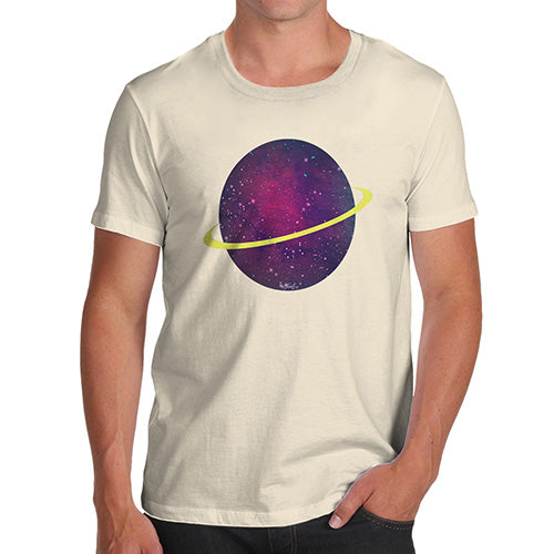 Mens Humor Novelty Graphic Sarcasm Funny T Shirt Space Planet Men's T-Shirt Small Natural