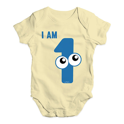 I Am One Baby Unisex Baby Grow Bodysuit