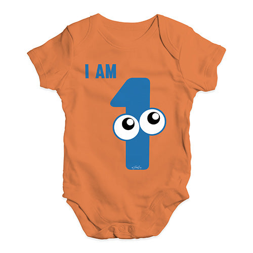 I Am One Baby Unisex Baby Grow Bodysuit