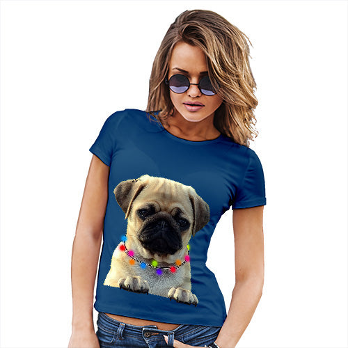 Pug In A Scarf Women's T-Shirt 