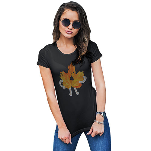 Friendly Maple Leaf Women's T-Shirt 