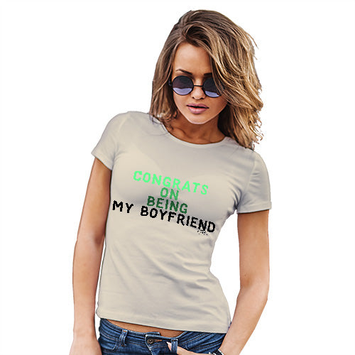 Congrats On Being My Boyfriend Women's T-Shirt 
