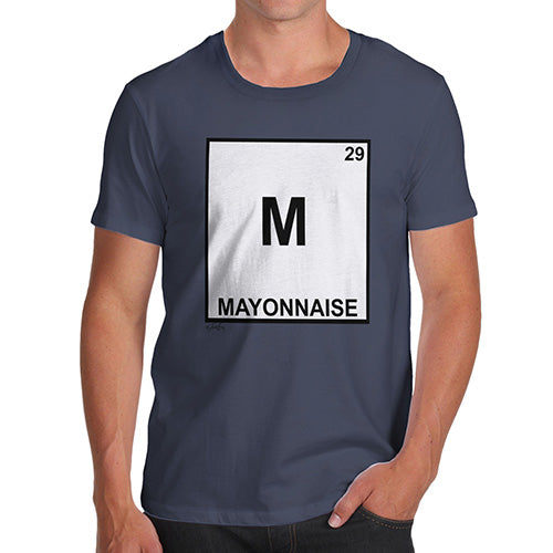 Novelty Gifts For Men Mayonnaise Element Men's T-Shirt Small Navy