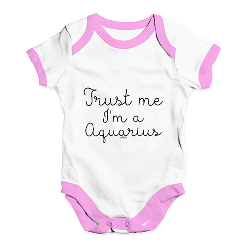 Trust Me I'm An Aquarius Baby Unisex Baby Grow Bodysuit