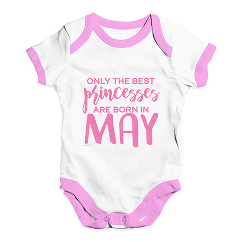 The Best Princesses Are Born In May Baby Unisex Baby Grow Bodysuit