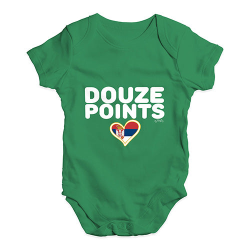 Douze Points Serbia Baby Unisex Baby Grow Bodysuit