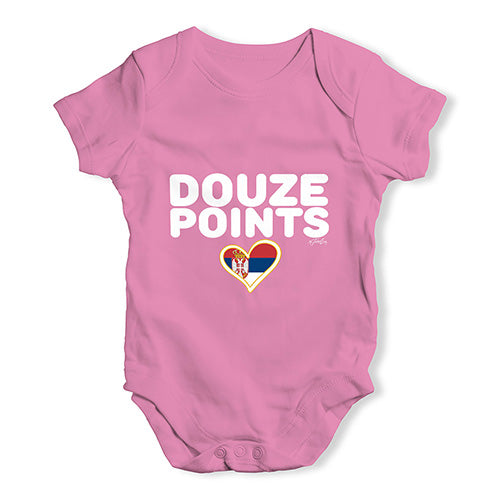 Douze Points Serbia Baby Unisex Baby Grow Bodysuit