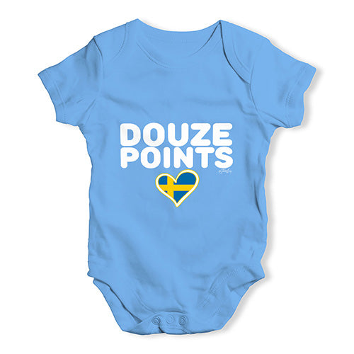 Douze Points Sweden Baby Unisex Baby Grow Bodysuit