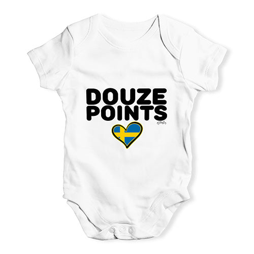 Douze Points Sweden Baby Unisex Baby Grow Bodysuit