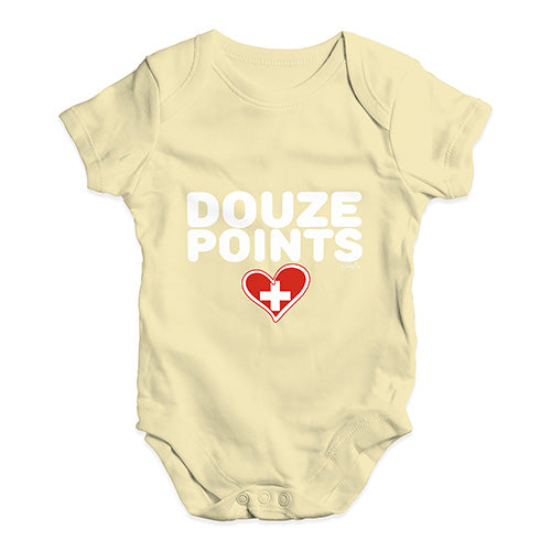 Douze Points Switzerland Baby Unisex Baby Grow Bodysuit