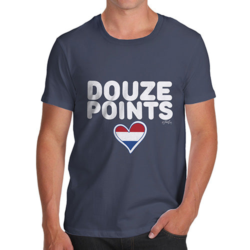 Funny T Shirts Douze Points Serbia and Montenegro Men's T-Shirt X-Large Navy