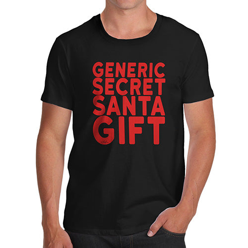 Funny T-Shirts For Men Sarcasm Generic Secret Santa Gift Men's T-Shirt X-Large Black