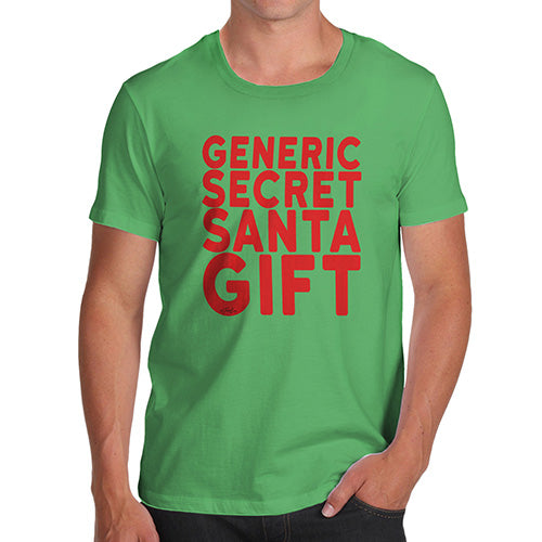 Funny T-Shirts For Men Generic Secret Santa Gift Men's T-Shirt Small Green
