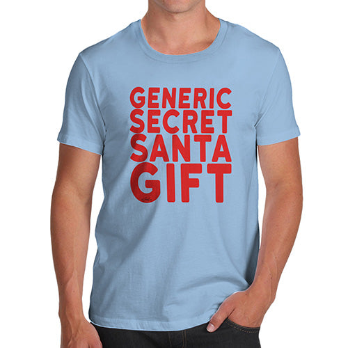 Mens Funny Sarcasm T Shirt Generic Secret Santa Gift Men's T-Shirt X-Large Sky Blue
