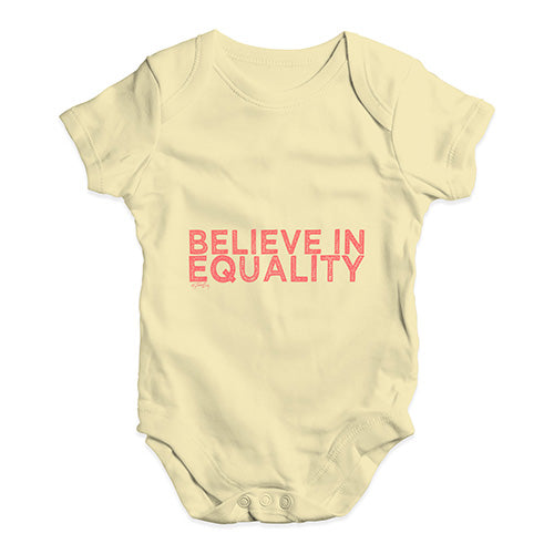 Believe In Equality Baby Unisex Baby Grow Bodysuit