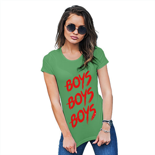 Funny T Shirts For Women Boys Boys Boys Women's T-Shirt Small Green