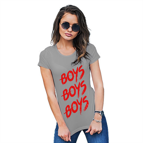 Funny Shirts For Women Boys Boys Boys Women's T-Shirt X-Large Light Grey