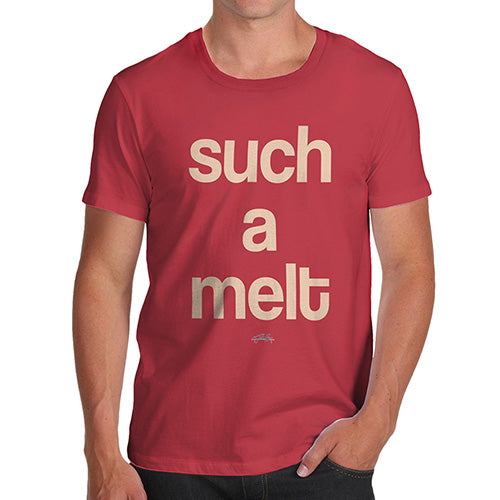 Funny Mens T Shirts Such A Melt Men's T-Shirt Large Red