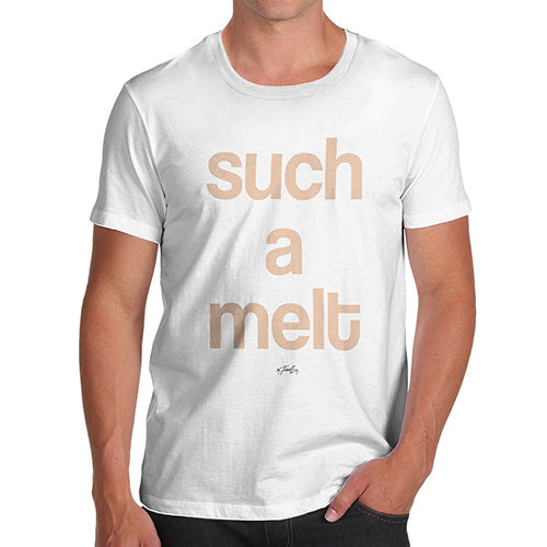 Funny Tshirts For Men Such A Melt Men's T-Shirt X-Large White