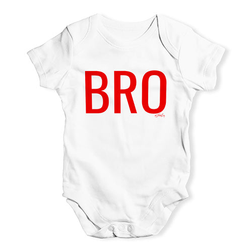 Bro Brother Baby Unisex Baby Grow Bodysuit