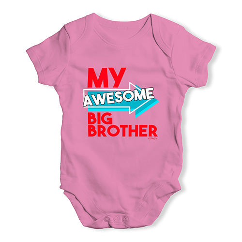 My Awesome Big Brother Baby Unisex Baby Grow Bodysuit