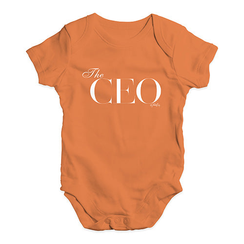 The CEO Baby Unisex Baby Grow Bodysuit