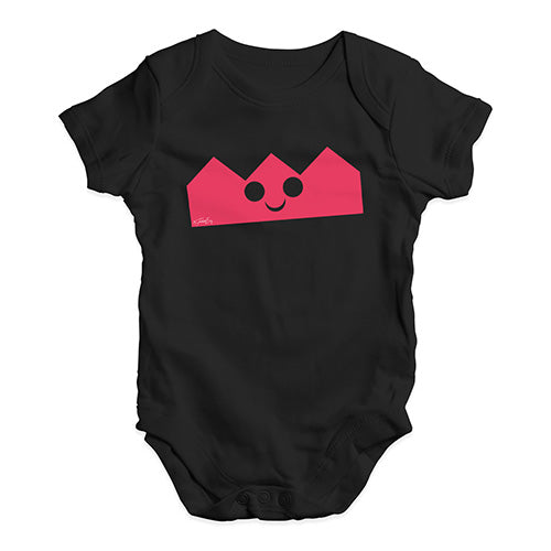 Funny Baby Bodysuits Christmas Crown Baby Unisex Baby Grow Bodysuit 12 - 18 Months Black