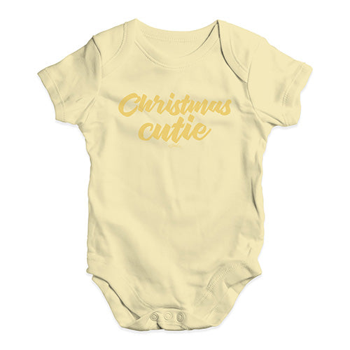 Funny Baby Bodysuits Christmas Cutie Baby Unisex Baby Grow Bodysuit New Born Lemon