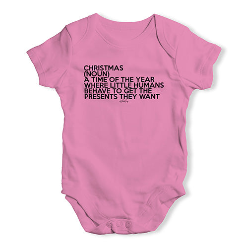 Baby Boy Clothes Christmas Description Baby Unisex Baby Grow Bodysuit New Born Pink
