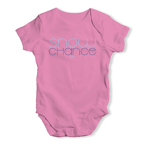 Bodysuit Baby Romper Snow Chance Baby Unisex Baby Grow Bodysuit 0 - 3 Months Pink