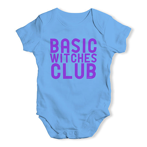 Baby Girl Clothes Basic Witches Club Baby Unisex Baby Grow Bodysuit 0 - 3 Months Blue
