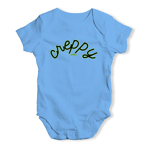 Funny Infant Baby Bodysuit Creppy Creepy Baby Unisex Baby Grow Bodysuit 0 - 3 Months Blue