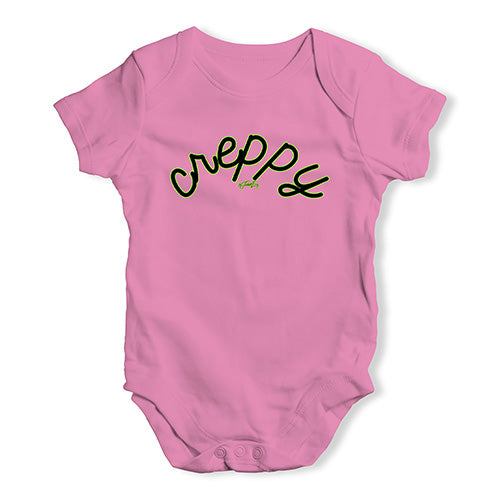 Funny Infant Baby Bodysuit Onesies Creppy Creepy Baby Unisex Baby Grow Bodysuit 3 - 6 Months Pink
