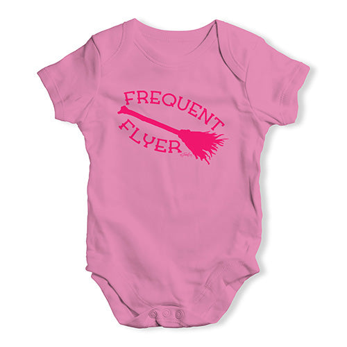 Baby Onesies Frequent Flyer Baby Unisex Baby Grow Bodysuit 3 - 6 Months Pink