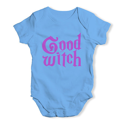 Cute Infant Bodysuit Good Witch Baby Unisex Baby Grow Bodysuit 3 - 6 Months Blue