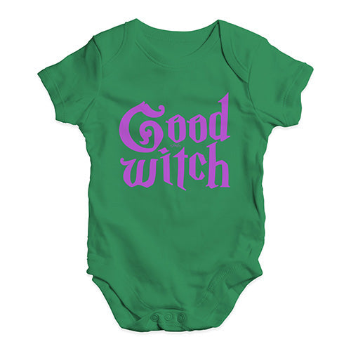 Funny Infant Baby Bodysuit Onesies Good Witch Baby Unisex Baby Grow Bodysuit 18 - 24 Months Green