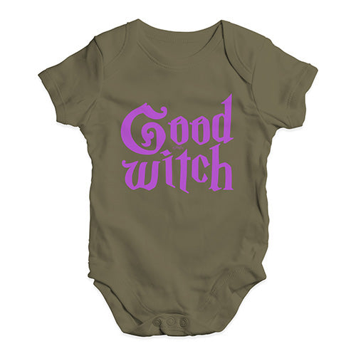Baby Onesies Good Witch Baby Unisex Baby Grow Bodysuit New Born Khaki