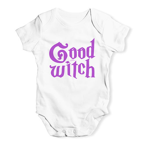 Baby Boy Clothes Good Witch Baby Unisex Baby Grow Bodysuit New Born White