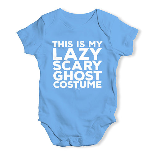 Funny Baby Bodysuits Lazy Scary Ghost Costume Baby Unisex Baby Grow Bodysuit 3 - 6 Months Blue
