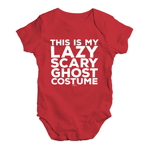 Baby Girl Clothes Lazy Scary Ghost Costume Baby Unisex Baby Grow Bodysuit New Born Red
