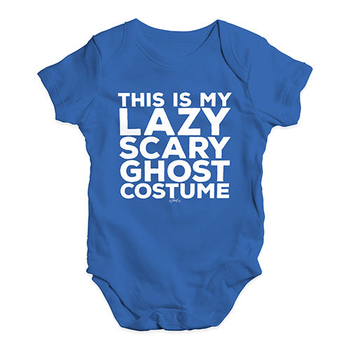 Funny Baby Onesies Lazy Scary Ghost Costume Baby Unisex Baby Grow Bodysuit 0 - 3 Months Royal Blue