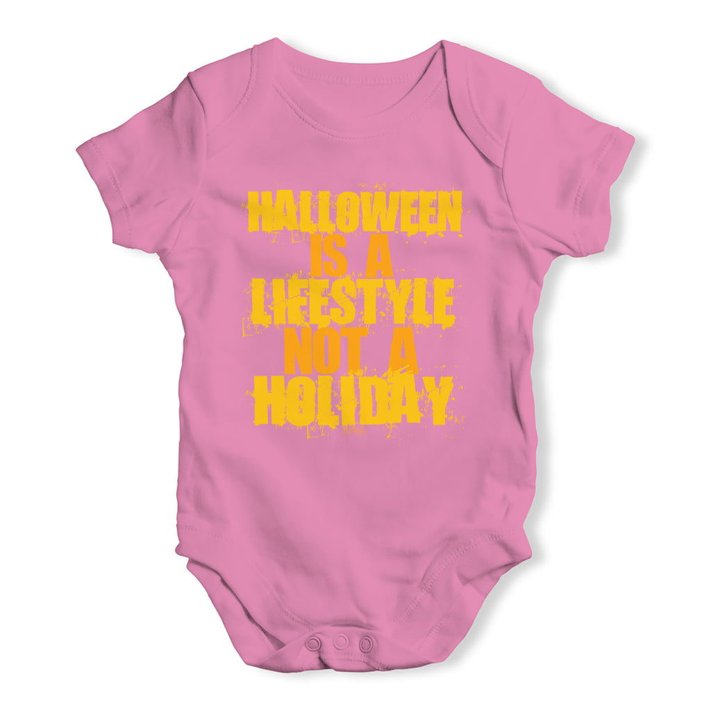 Cute Infant Bodysuit Halloween Is A Lifestyle Baby Unisex Baby Grow Bodysuit 0 - 3 Months Pink