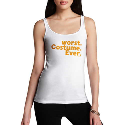 Funny Tank Top For Mum Worst. Costume. Ever. Women's Tank Top X-Large White