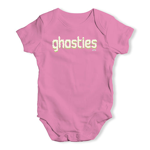 Cute Infant Bodysuit Ghosties  Baby Unisex Baby Grow Bodysuit 18 - 24 Months Pink