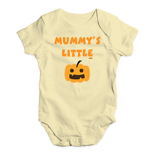 Funny Baby Bodysuits Mummy's Little Pumpkin Baby Unisex Baby Grow Bodysuit 12 - 18 Months Lemon