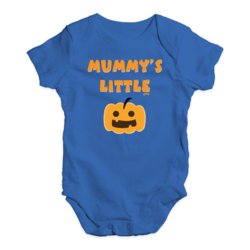 Baby Grow Baby Romper Mummy's Little Pumpkin Baby Unisex Baby Grow Bodysuit 18 - 24 Months Royal Blue
